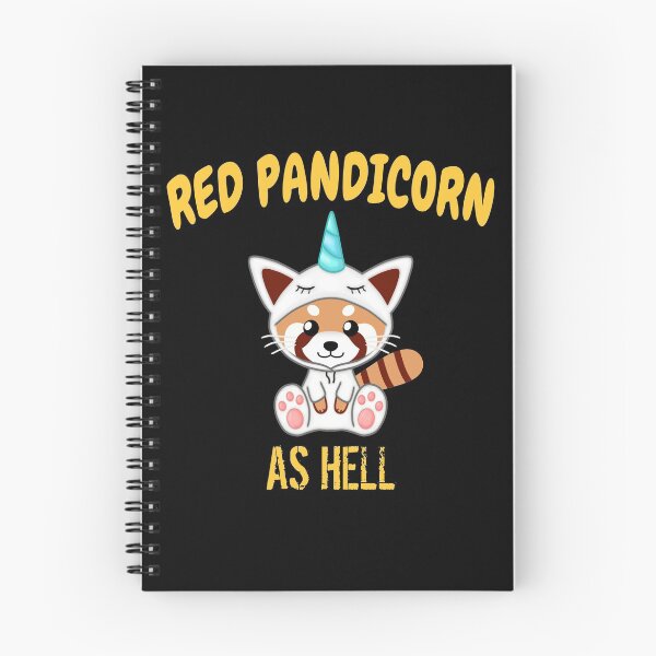 Item preview, Red Pandicorn as Hell designed and sold by Cute  Pawz.