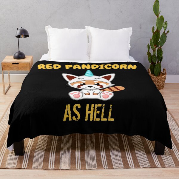 Item preview, Red Pandicorn as Hell designed and sold by Cute  Pawz.