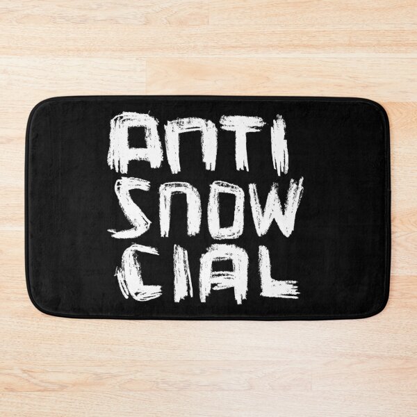 Item preview, Anti social, anti snow cial designed and sold by badlydrawnbabe.