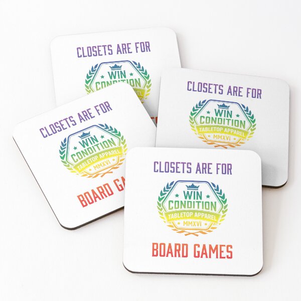 Item preview, Closets are for Board Games designed and sold by wincondition.