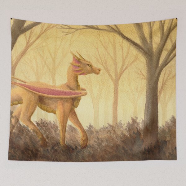 Item preview, Prince of Autumn - Watercolor Painting designed and sold by DragonsByKris.