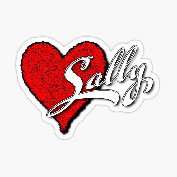 Artikel-Vorschau von Sally - Name Heart Series, designt und verkauft von GTL-Enterprises.