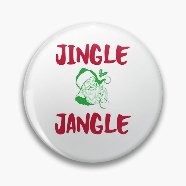 Item preview, Jingle Jangle Green Christmas Santa Claus designed and sold by Mustard Prophet.