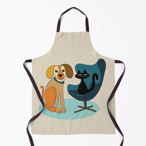 Item preview, Midcentury Pup and Kitty designed and sold by ZenHenna.