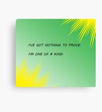 Young Justice Artemis quote Canvas Print