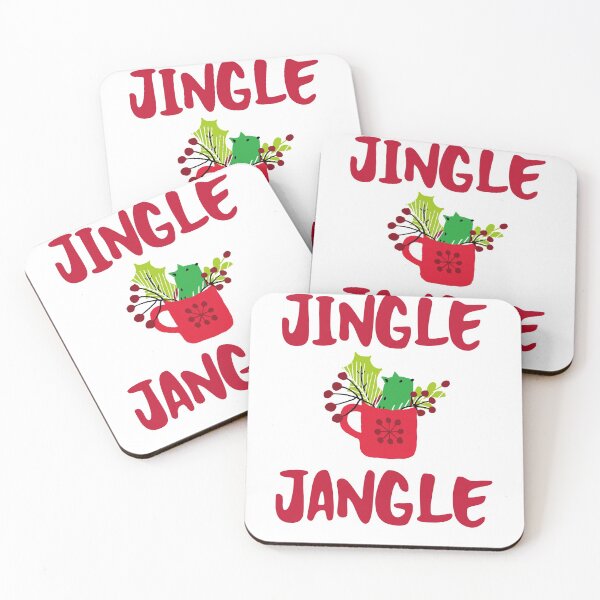 Item preview, Jingle Jangle Red And Green Christmas Coffee Cup designed and sold by Mustard Prophet.