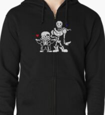 undertale Zipped Hoodie