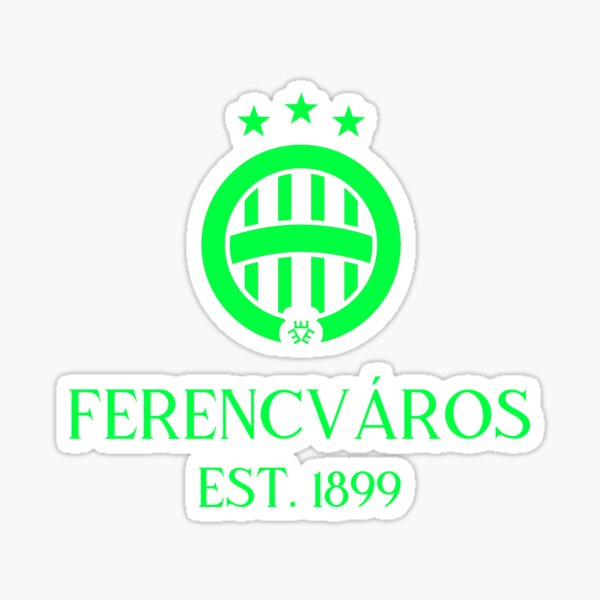 Ferencváros Green Sticker for Sale by VRedBaller