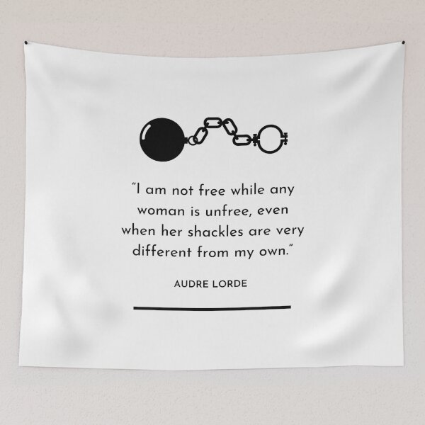Item preview, I Am Not Free While Any Woman is Unfree designed and sold by bcairo.