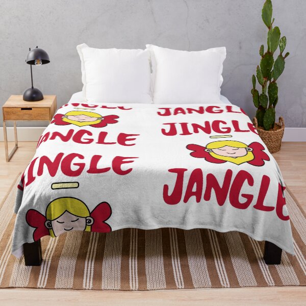 Item preview, Jingle Jangle Red And Gold Christmas Angel designed and sold by Mustard Prophet.
