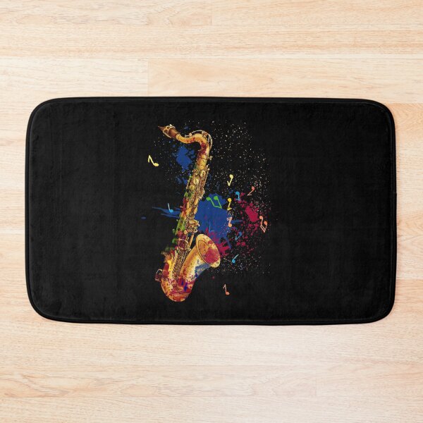 Item preview, Saxophone Player Jazz Music Musical Instrument Art Design designed and sold by NomYen ..