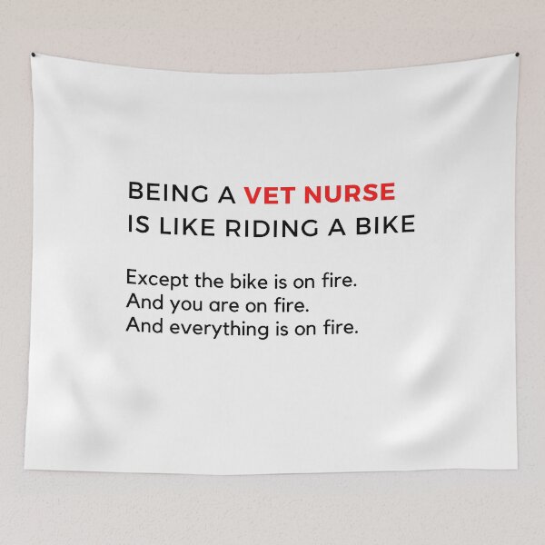 Item preview, Vet Nurse On Fire designed and sold by Lolas-Creations.