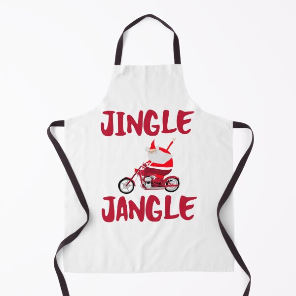 Item preview, Jingle Jangle Red Motorcycle Riding Christmas Santa Claus designed and sold by Mustard Prophet.