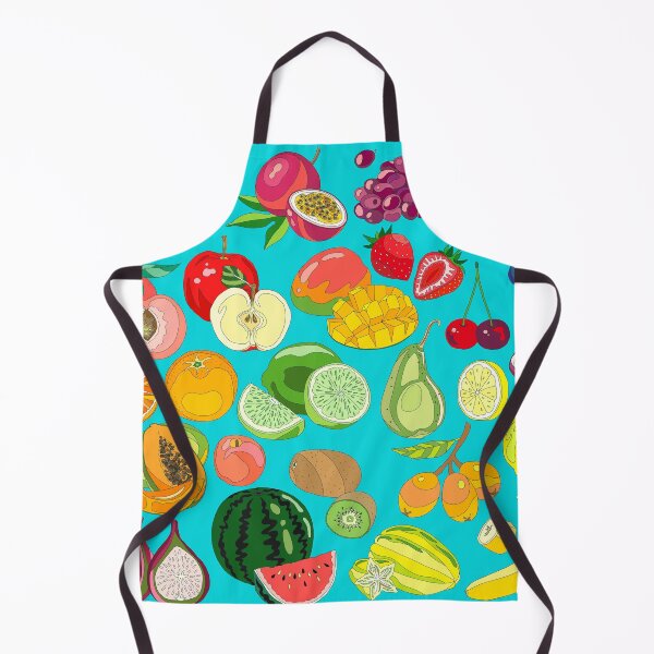 Item preview, Fruits Paradise in Turquoise Blue designed and sold by m-lapino.