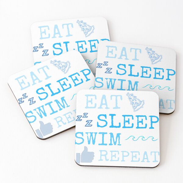 Item preview, Eat Sleep Swim Repeat designed and sold by Joejo19.