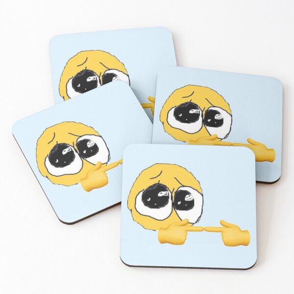 Cursed Emoji Meme Coasters for Sale