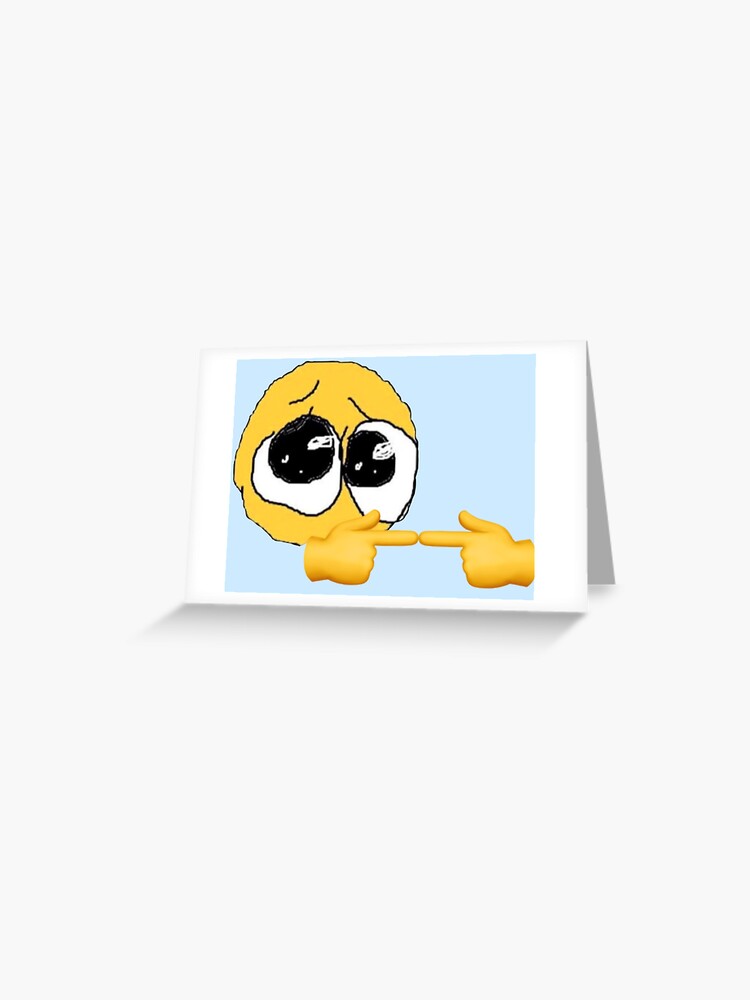 Sad cursed emoji | Greeting Card