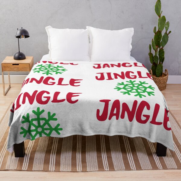 Item preview, Jingle Jangle Red And Green Christmas Snow Flake designed and sold by Mustard Prophet.