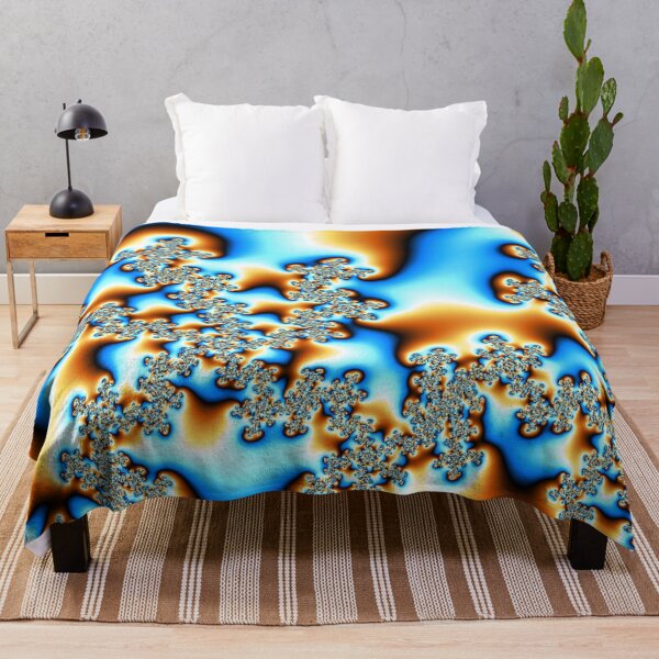 Item preview, Golden Syrup | Blue and Gold Fractals | Fractal Art designed and sold by JillyJ05.