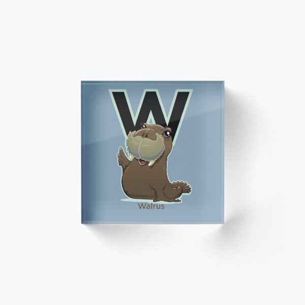 Item preview, W for Walrus designed and sold by timmyce.