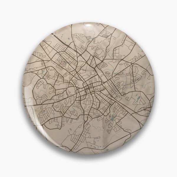 Item preview, Spartanburg Sepia Map designed and sold by CPTVDesign.