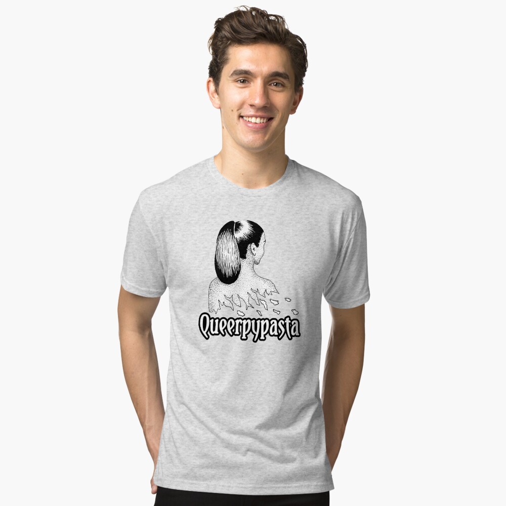 Item preview, Tri-blend T-Shirt designed and sold by Queerpypasta.