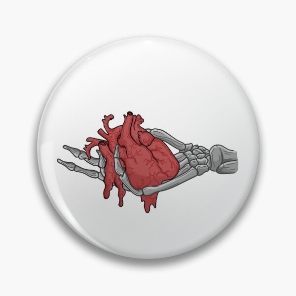 Aperçu de l'œuvre coeur dans les mains squelettes créée et vendue par Msdesigns28.
