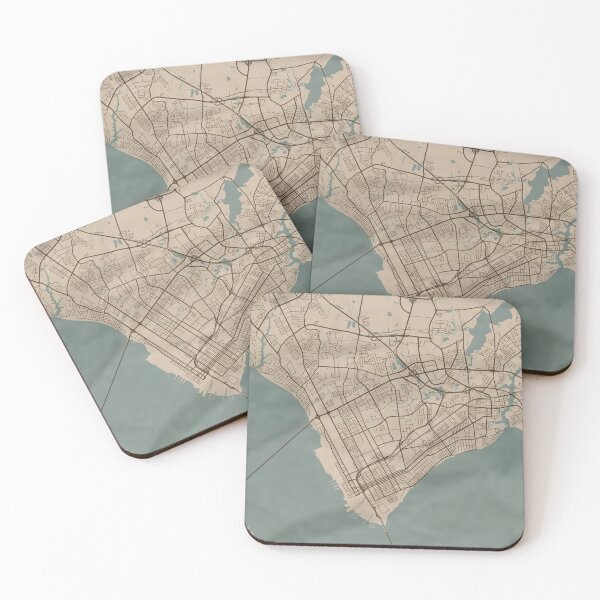 Item preview, Hampton Sepia Map designed and sold by CPTVDesign.