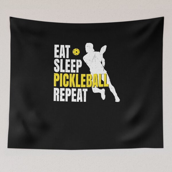 Item preview, Eat Sleep Pickleball Repeat Pickleballplayer Gift Pickleball designed and sold by jeffded.