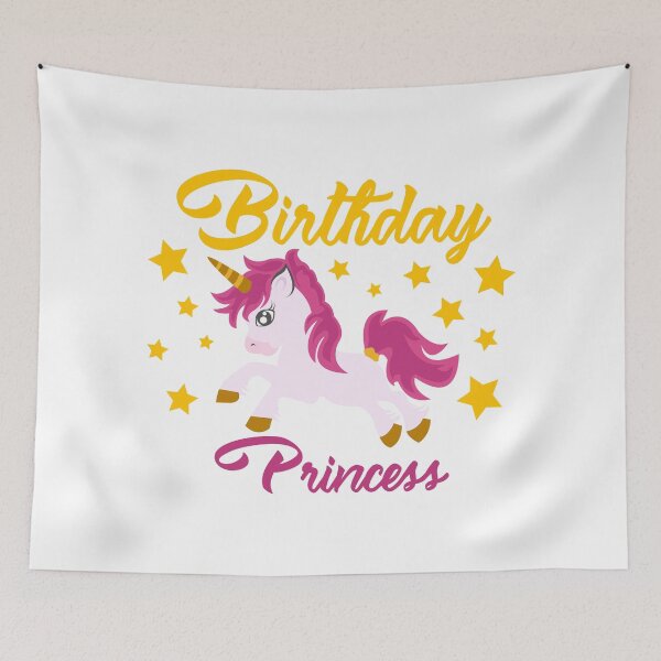 Item preview, Birthday Princess Unicorn designed and sold by YAnna9.