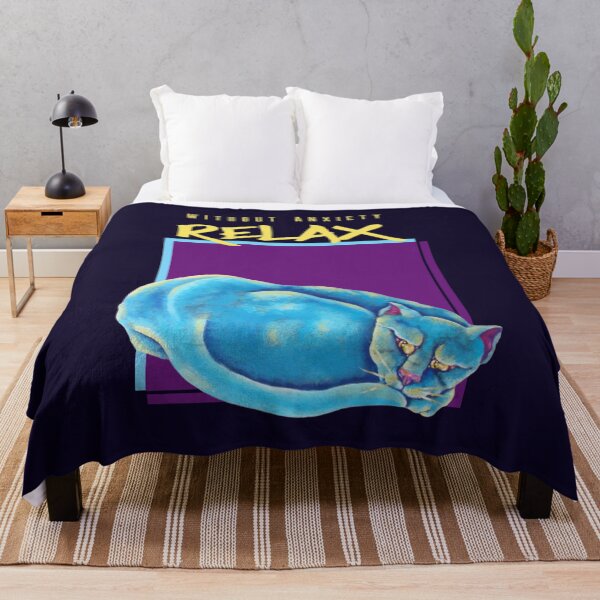 Item preview, Cute Cat without anxiety, relax designed and sold by decasoart.