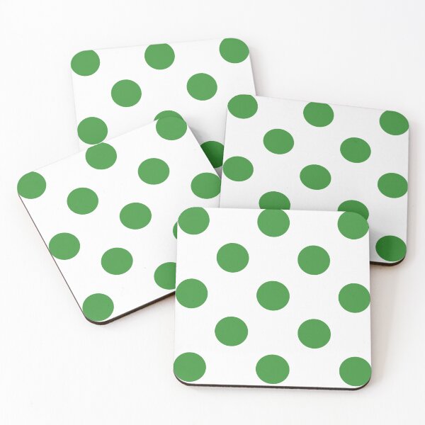 Item preview, Green big polka dots designed and sold by Molounik.