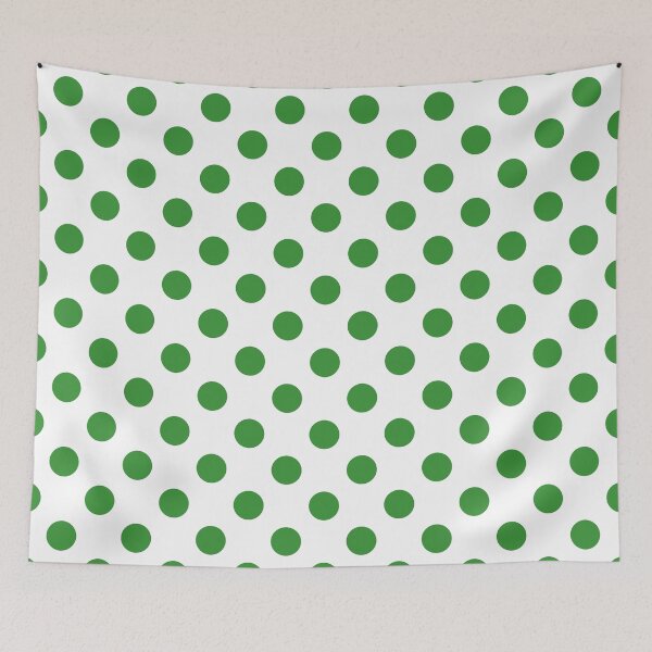 Item preview, Green big polka dots designed and sold by Molounik.