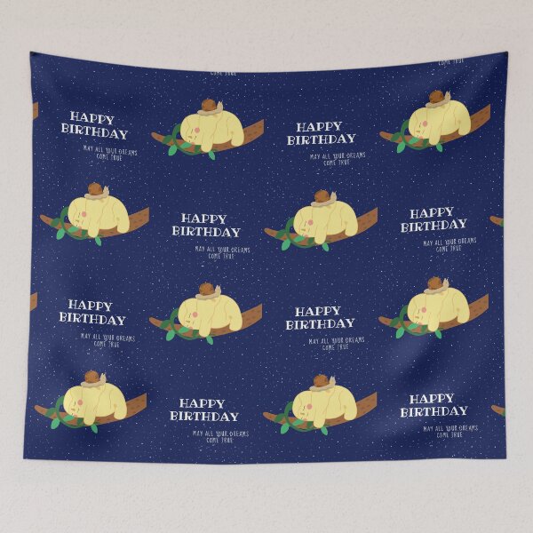 Item preview, Happy Birthday Snail And Sleeping Mandrake designed and sold by SofiaSava01.