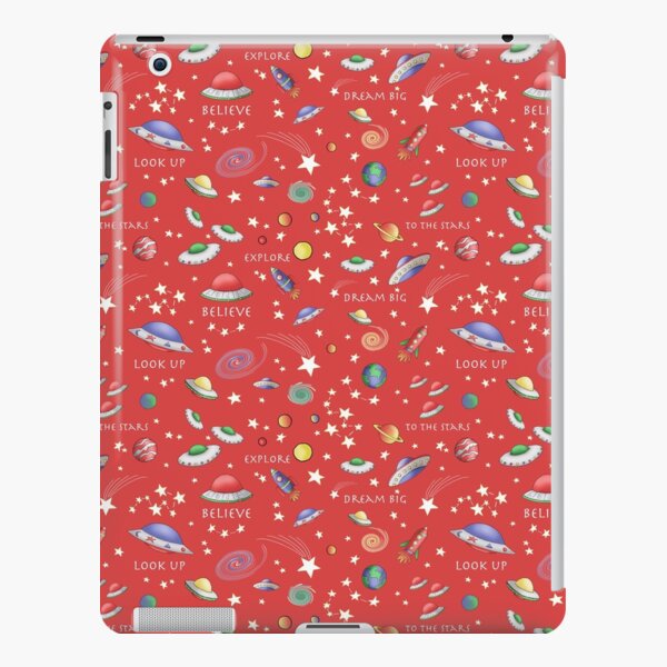 Red UFO Design iPad Snap Case