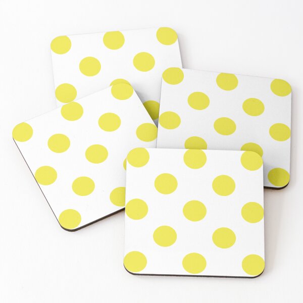 Item preview, Yellow big polka dots designed and sold by Molounik.