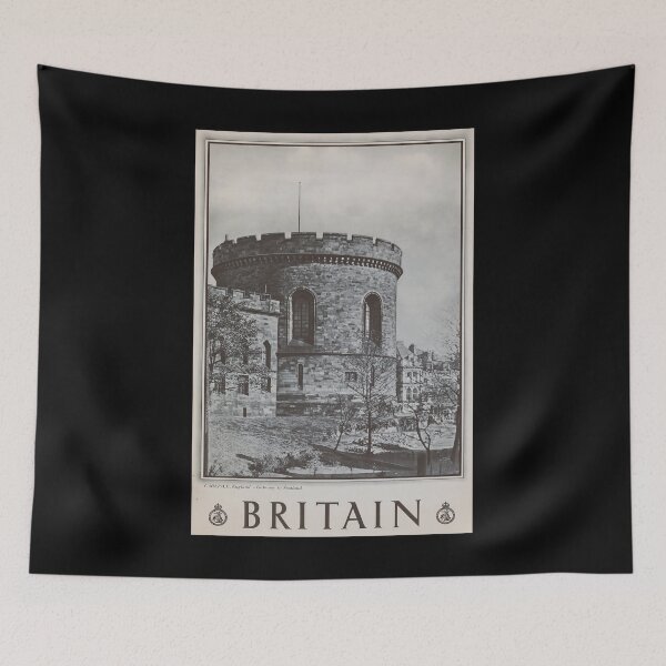 Item preview, retro classic Carlisle Britain poster designed and sold by CorasPosters.