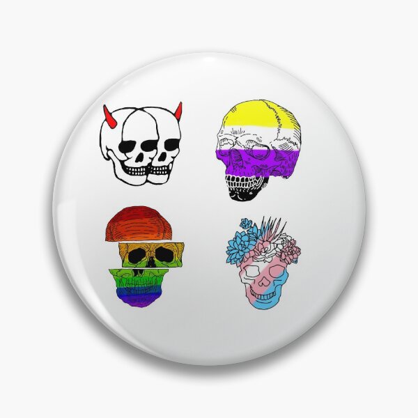Item preview, Pride skulls  designed and sold by ArtBySandmage.