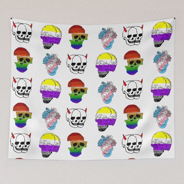 Item preview, Pride skulls  designed and sold by ArtBySandmage.