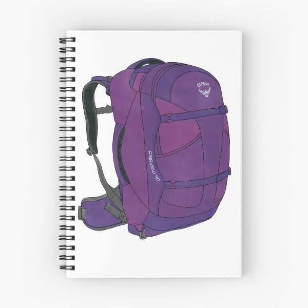 Item preview, Travel Backpacking Backpack Drawing designed and sold by simonescha.