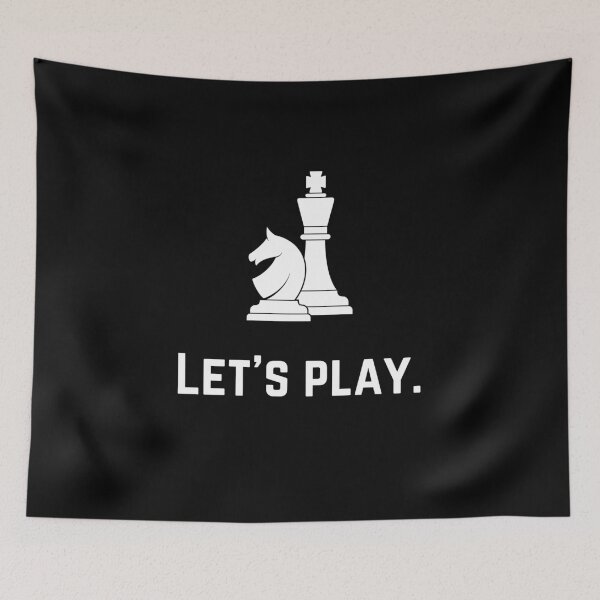 Item preview, Queen's Gambit Let's Play Quote for Chess Players designed and sold by ecdato.