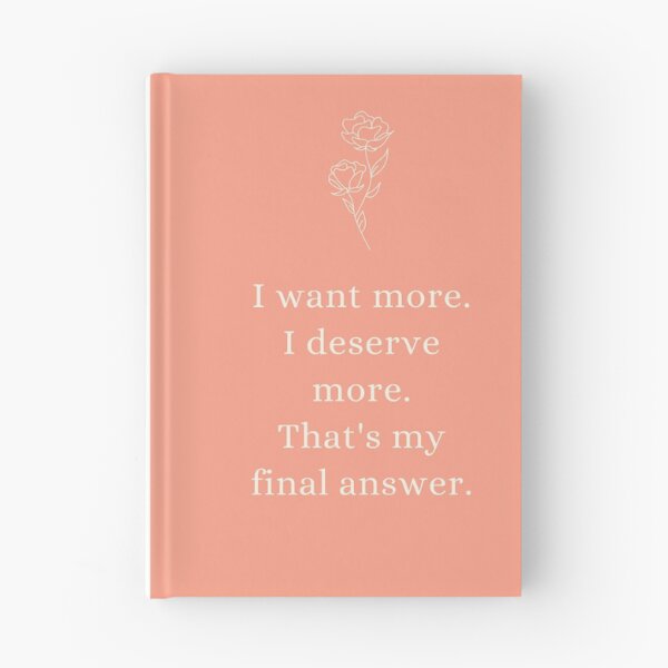Item preview, You deserve more designed and sold by littlehapa.