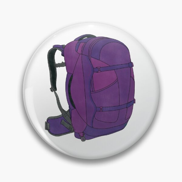 Item preview, Travel Backpacking Backpack Drawing designed and sold by simonescha.