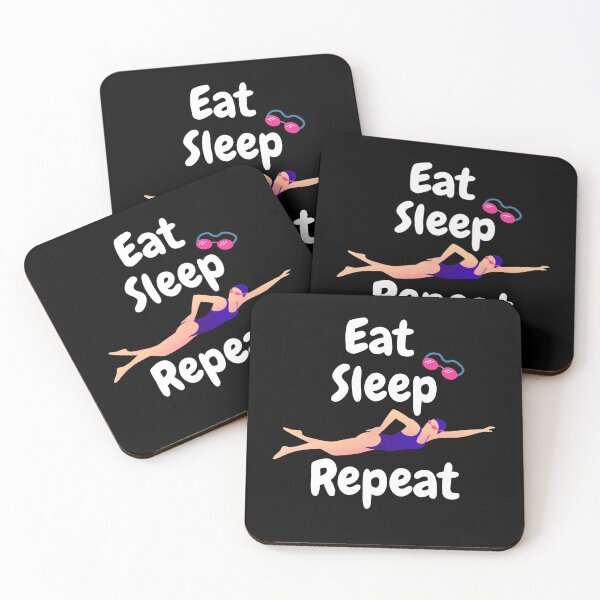 Item preview, Eat Sleep Swim Repeat designed and sold by travelnerd.