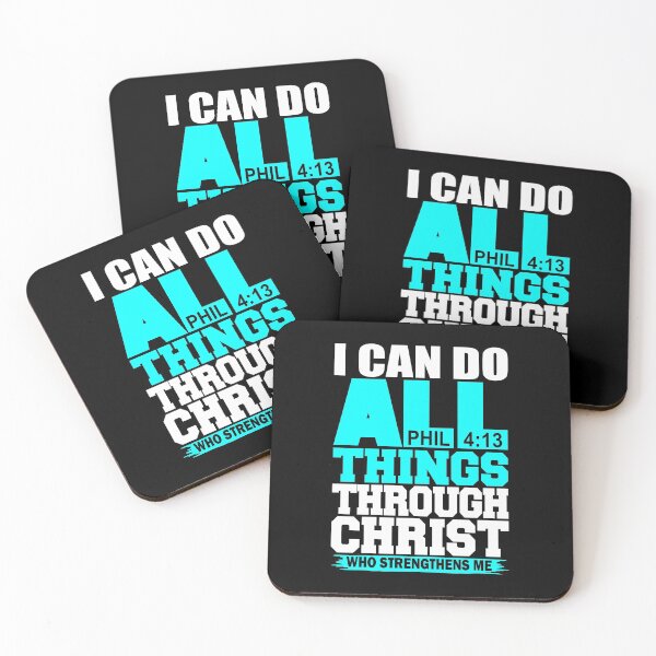 Item preview,  i can do all things through christ who strengthens me phil 4 13 designed and sold by PUNCH ME IN SHOP.