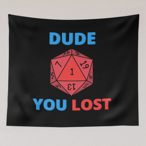 Artikelvorschau, D20 Alter, du hast verloren entworfen und verkauft von DatDragonShop.