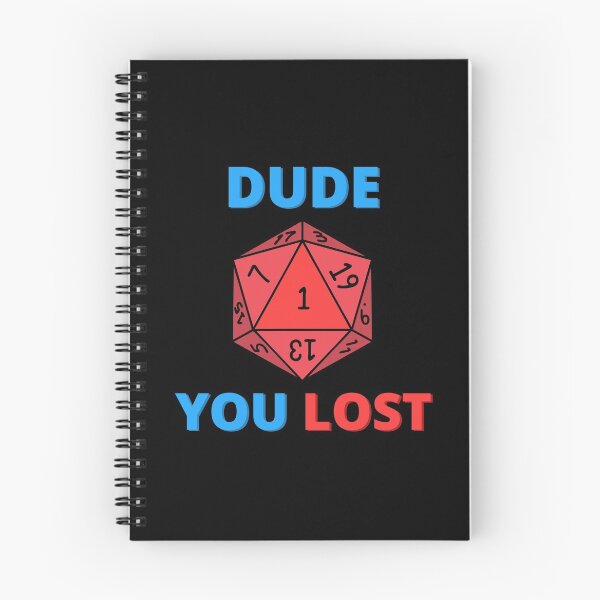 Item preview, D20 Dude You Lost designed and sold by DatDragonShop.