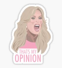 Tamra Judge: Thats My Opinion Sticker