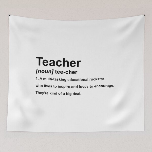 Item preview, Funny Teacher Definition designed and sold by Andrea Lina.