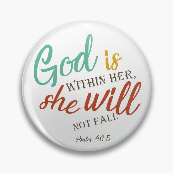 Item preview, God is within her, she will not fall designed and sold by della95.